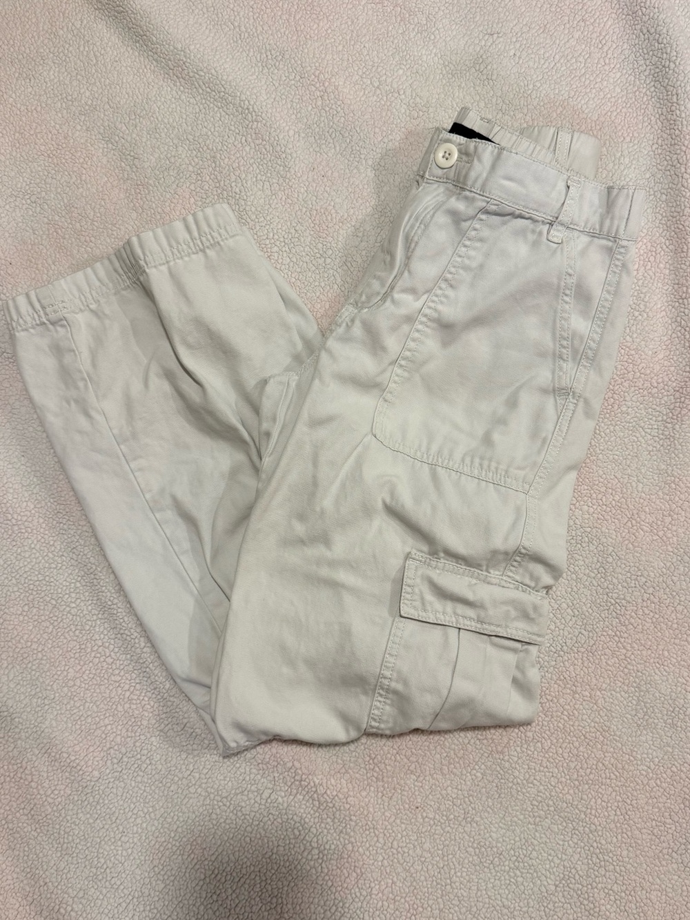 Aeropostale Women's white Cargo Jogger Pants